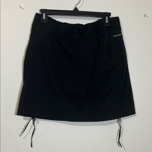 Columbia Black Athletic Skirt with Drawstring Hem
